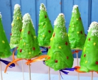 Christmas Tree Cake Pops