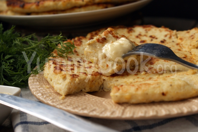Chicken Fritters with Cheese