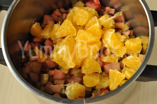 Rhubarb Jam with Orange